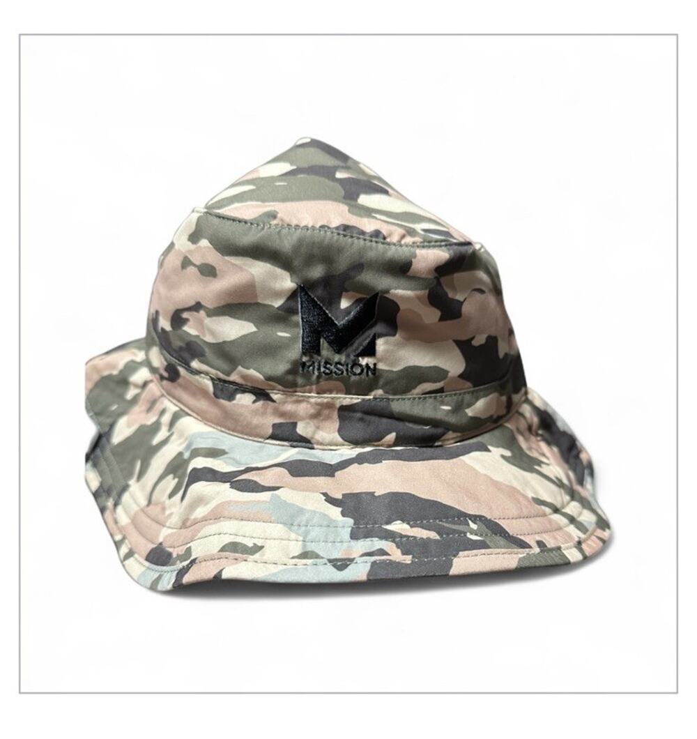 Mission Cooling Green Camo Hat UPF 50 Sun Protection New Unisex